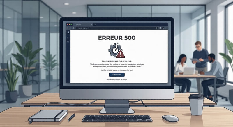 Les erreurs 500 qui ruinent votre crédibilité digitale