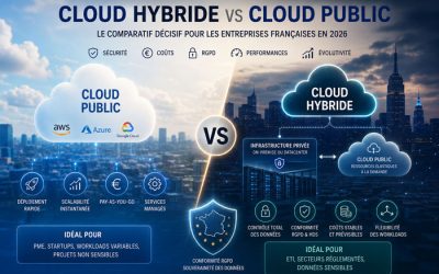Cloud Hybride vs Cloud Public : Le Comparatif Décisif pour les Entreprises Françaises en 2026