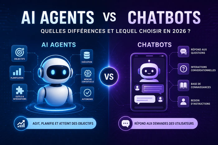 AI Agents vs Chatbots : quelles différences et pourquoi les entreprises migrent vers l&rsquo;IA agentique?