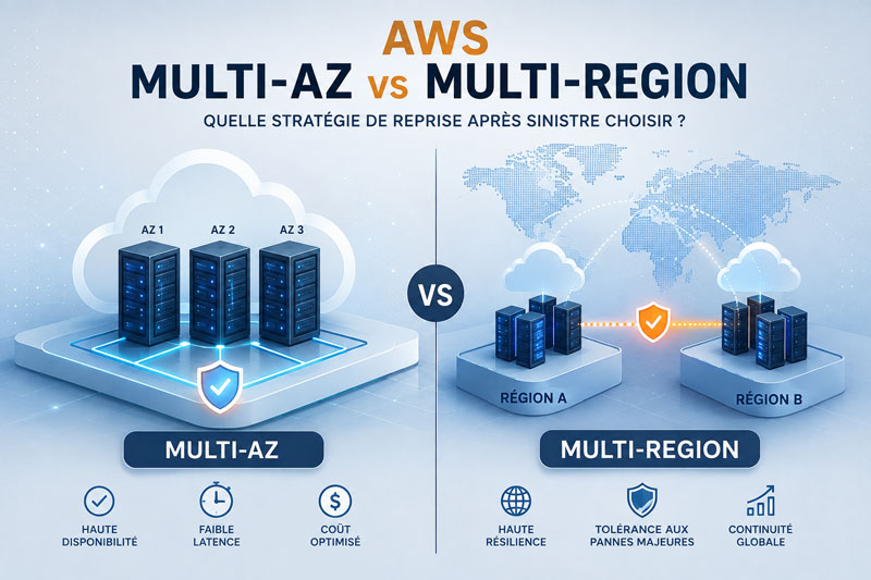 AWS Multi-AZ vs Multi-Region: quelle stratégie de reprise après sinistre choisir?